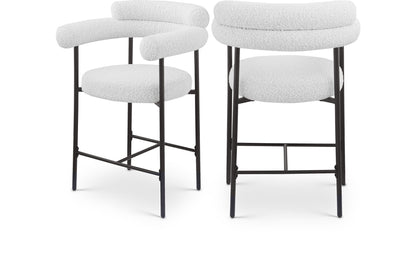 Blake - Counter Stool With Black Base (Set of 2)