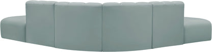 Arc - Faux Leather 6 Piece Corner Modular Sofa