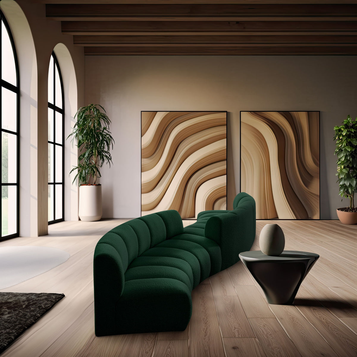 Infinity - 4 Piece Boucle Modular Sectional