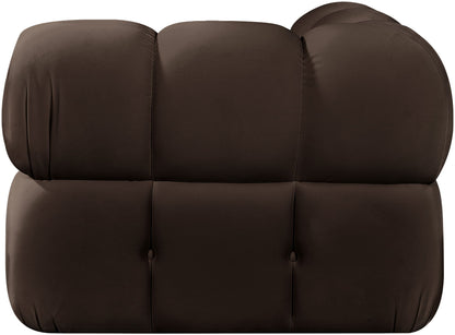 Orin - Velvet Performance Fabric Upholstered Modular Corner Chair