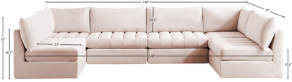 Jacob - Modular U-Shaped Sectional 6 Piece