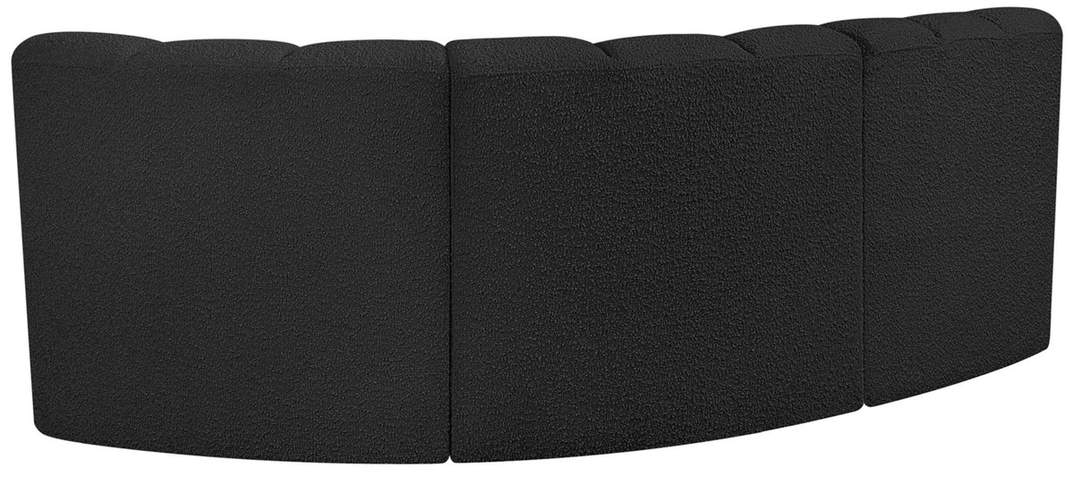Arc - Boucle Fabric 3 Piece Sofa