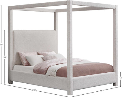 Eden - Boucle Fabric Upholstered Bed