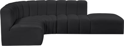 Arc - Faux Leather 5 Piece Corner Modular Sofa