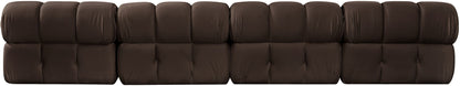 Orin - Velvet 4 Piece Modular Sofa