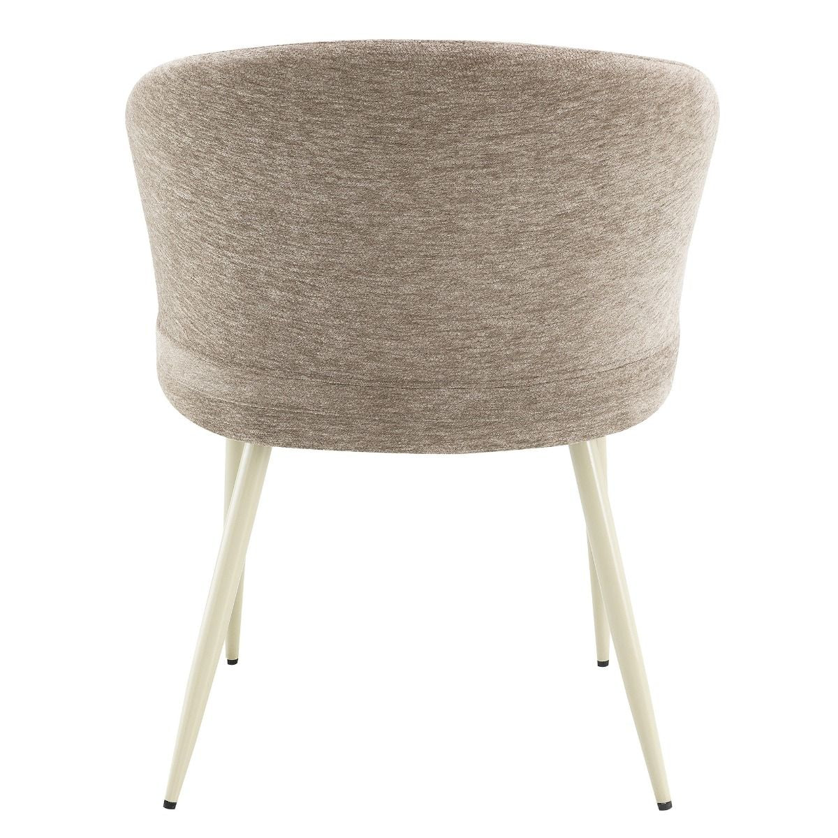 Ogin - Arm Chair (Set of 2) - Dark Beige & Natual