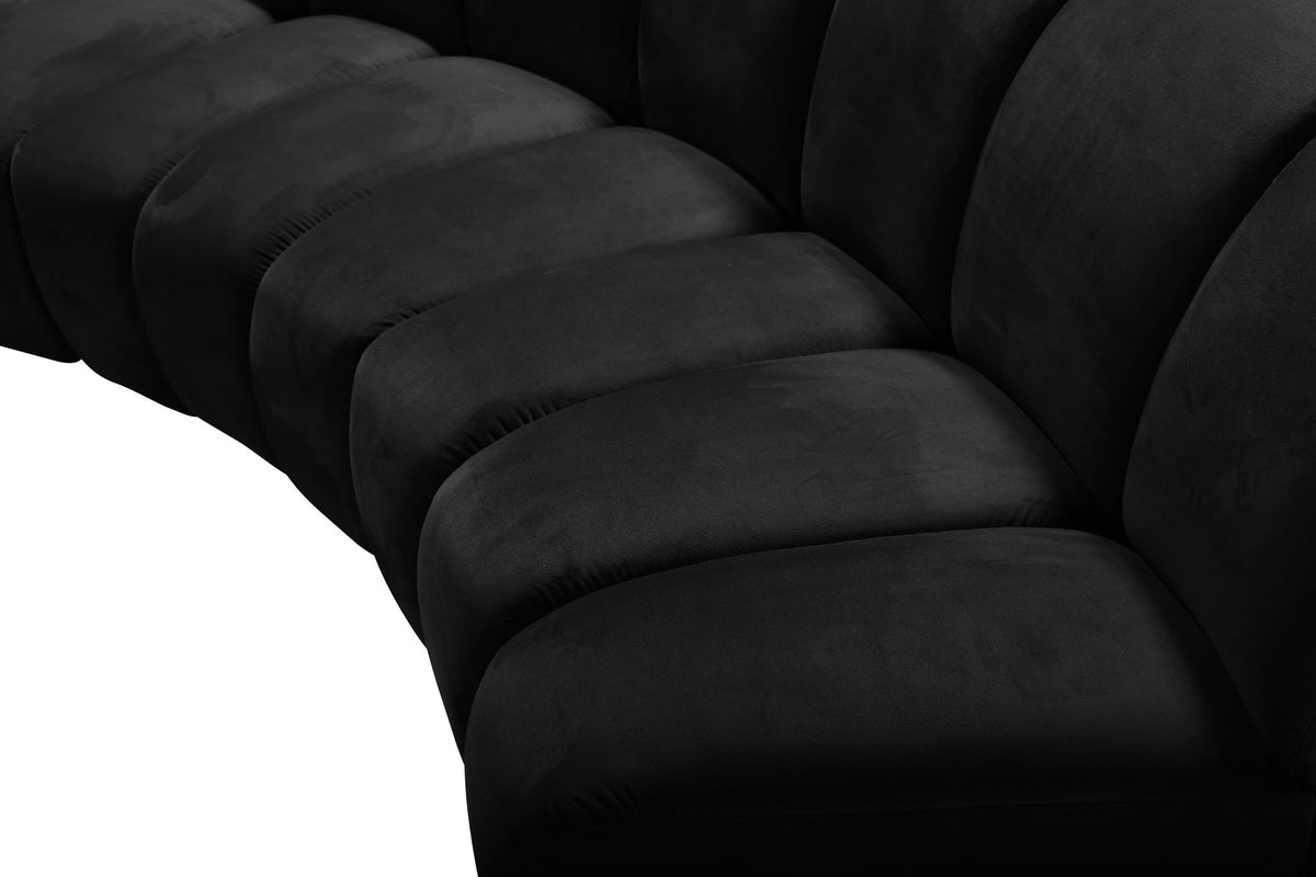 Infinity - 12 Piece Velvet Modular Sectional