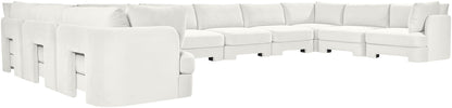 Hammond - Velvet Performance Fabric Upholstered 10 Piece Sectional