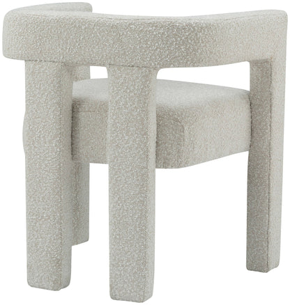 Athena - Boucle Fabric Dining Chair