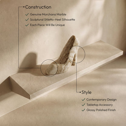 Meryl - Genuine Marble Tabletop Object