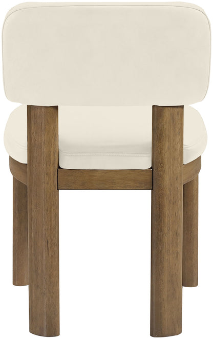 Paloma - Vegan Leather Upholstered Dining Chair (Set of 2) - Brown Frame