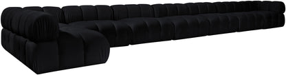 Orin - Velvet Performance Fabric Upholstered 8 Piece L-Shaped Sectional