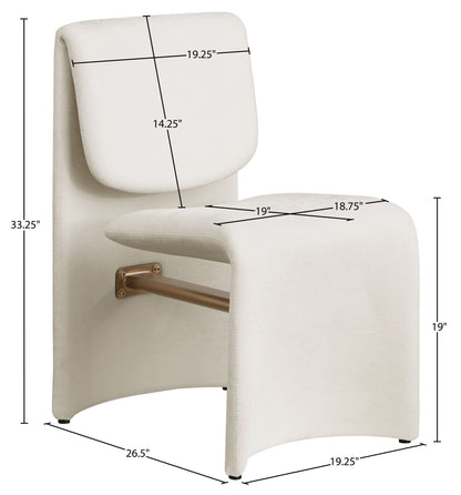 Slique - Performance Fabric Upholstered Dining Chair (Set of 2)