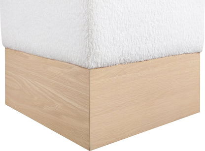 Havre - Ottoman / Stool With Natural Base