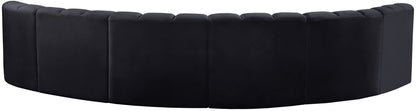 Arc - Velvet 6 Piece U-Shaped Modular Sofa