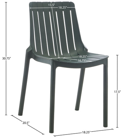 Marilla - Polypropylene Outdoor Patio Dining Chair (Set of 4)