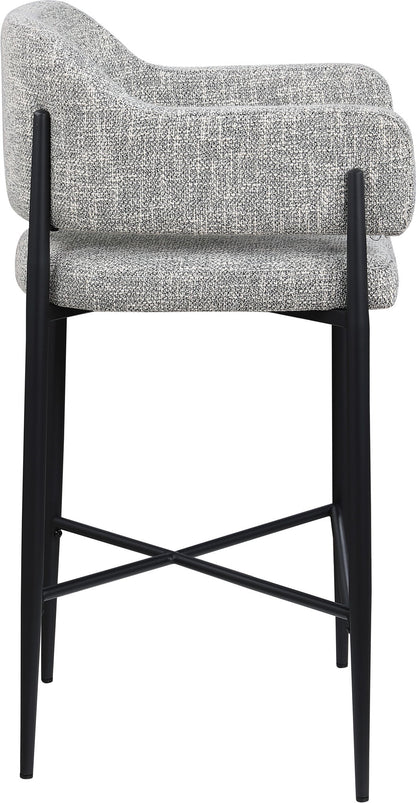 Dame - Fabric Upholstered Counter Stool (Set of 2)