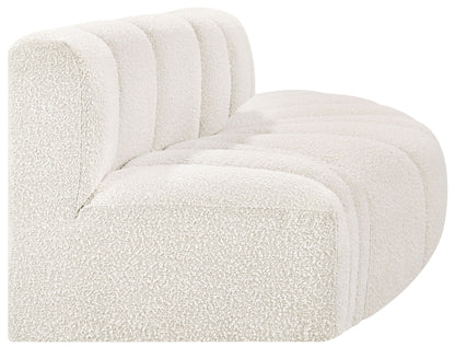 Arc - Boucle Fabric 3 Piece Modular Sofa