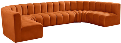 Arc - Velvet Modular U-Shaped Sectional