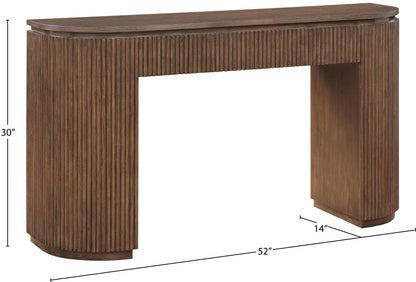 Astrid - Solid Wood And Oak Veneer Console Table