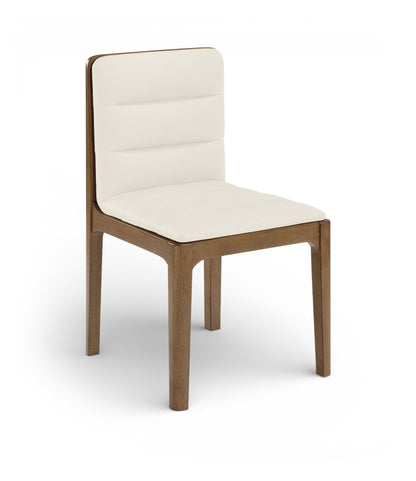 Ellis - Vegan Leather Upholstered Dining Chair (Set of 2) - Brown Base