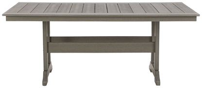 Visola - 7 Pc. - Dining Set with 6 Chairs - Gray
