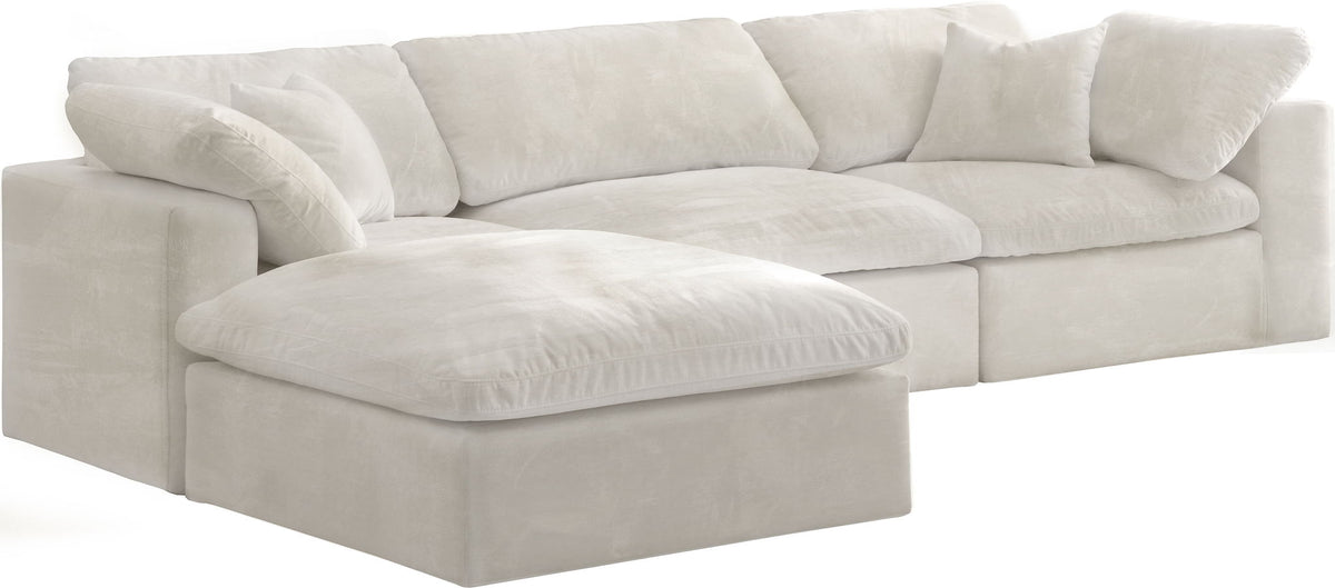 Cozy - 4 Piece Modular Sectional With Chaise