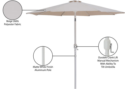 Fiji - Patio Umbrella With White Pole