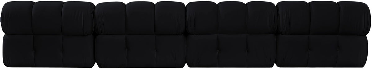 Orin - Velvet 4 Piece Modular Sofa