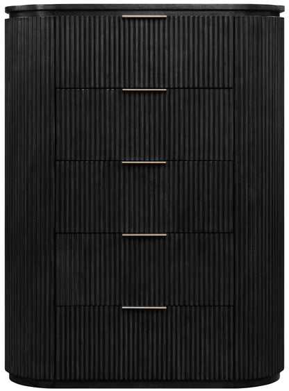 Astrid - Solid Wood And Oak Veneer Chest