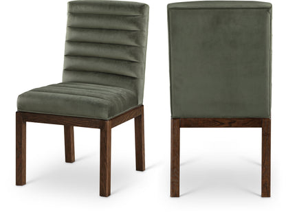 Evelyn - Dining Chair With Brown Legs
