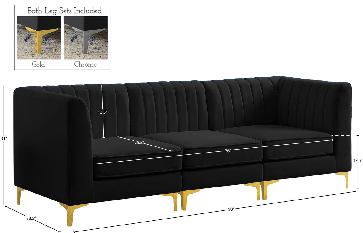 Alina - 3 Piece Modular Sectional