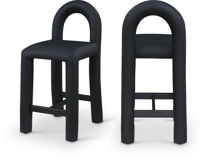 Amari - Faux Leather Stool