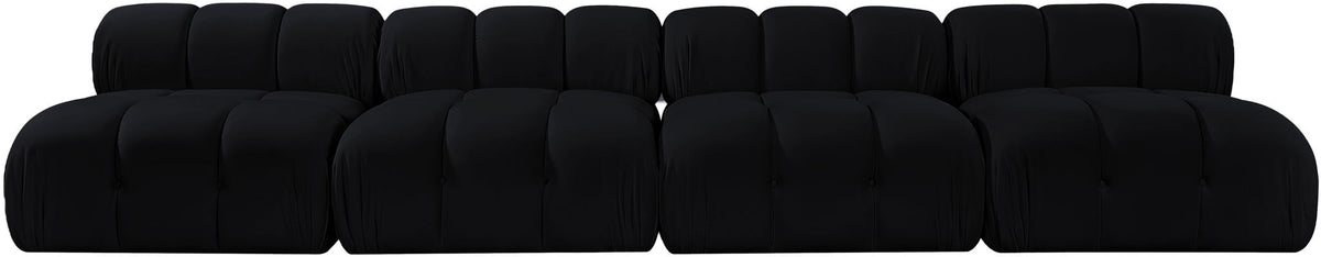 Orin - Velvet 4 Piece Modular Sofa