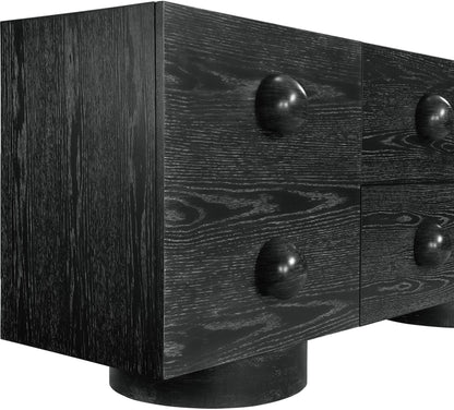 Bubble - Rubberwood with Oak Veneer Sideboard / Buffet