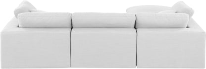 Comfy - 4 Piece Linen Fabric Modular Sectional With Chaise