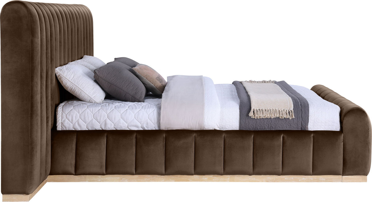 Amara - Velvet Upholstered Bed