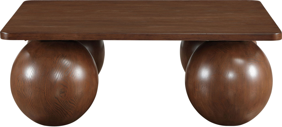 Fitch - Oak Veneer Coffee Table - 4 Legs