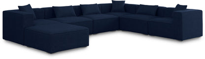 Cube - Linen 7 Piece Modular Sectional