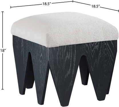 Altair - Fabric Bench - Black Base