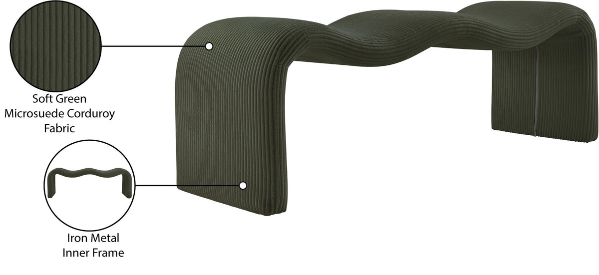 Willow - Corduroy Bench