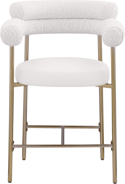 Blake - Counter Stool With Bronze Legs (Set of 2)
