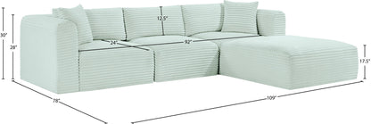 Shaggy - 4 Piece Modular Sectional