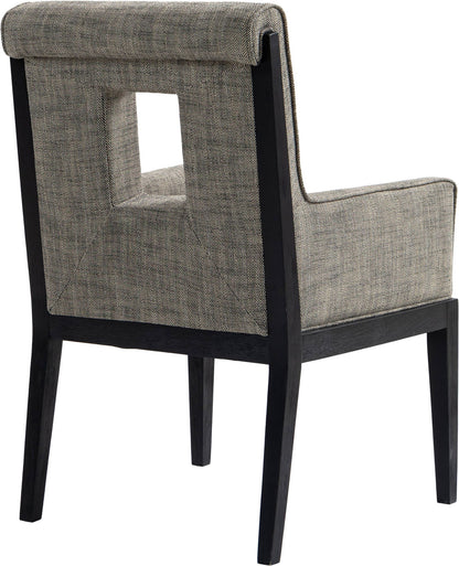 Gwendolyn - Dining Arm Chair With Black Frame