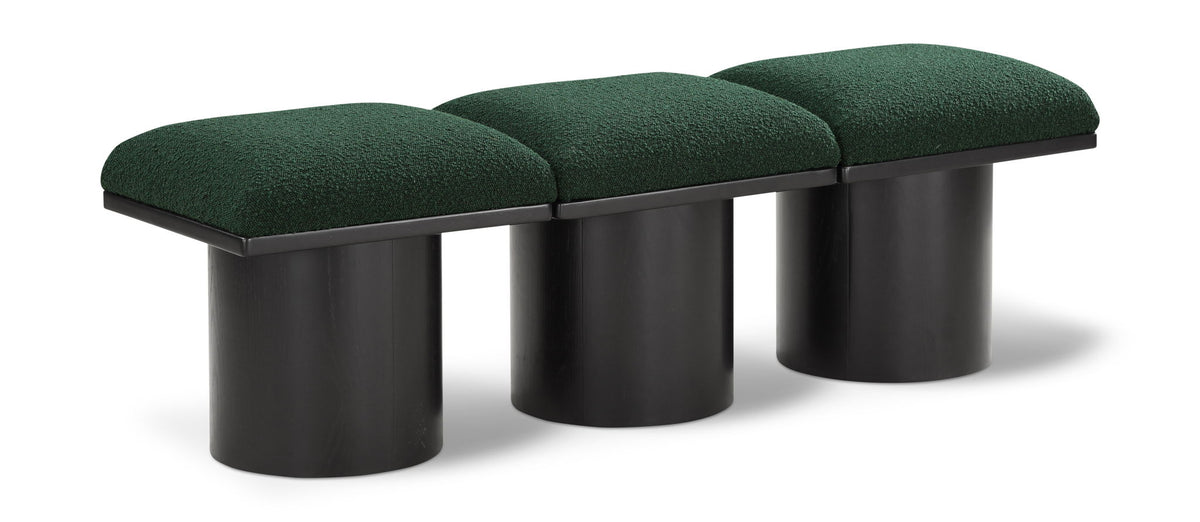 Pavilion - 3 Piece Modular Bench With Black Base
