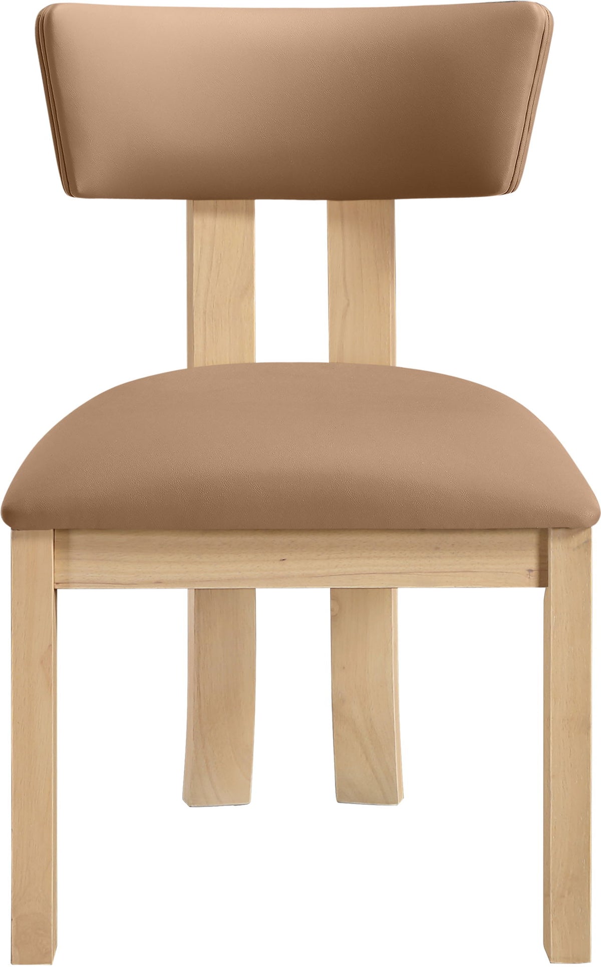 Lavrin - Vegan Leather Dining Side Chair (Set of 2) - Natural Base