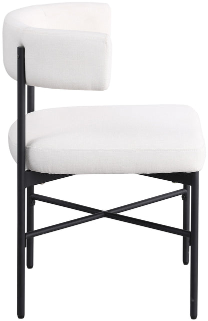 Rivage - Durable Dining Chair With Black Frame (Set of 2)