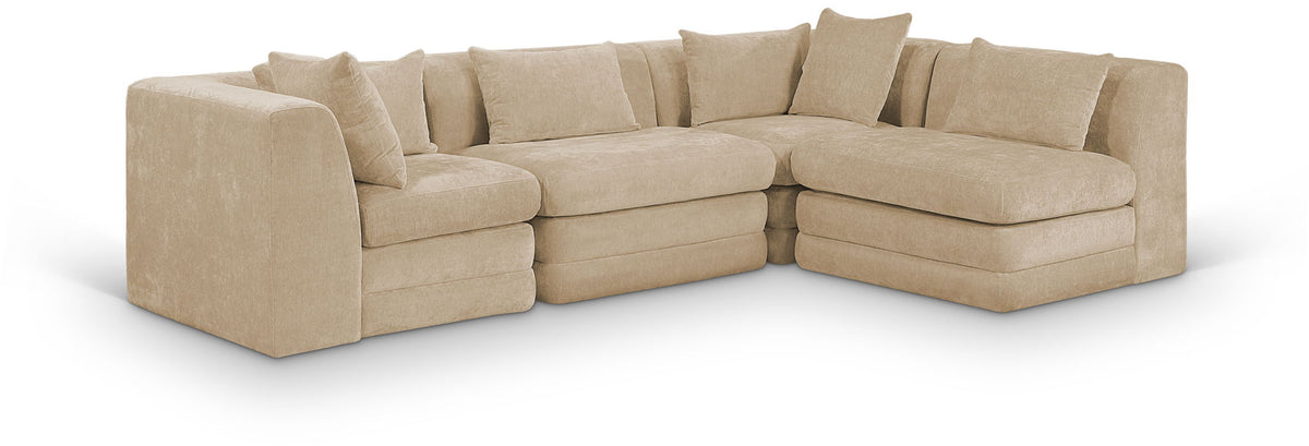 Stellar - 4 Piece Upholstered Modular Sectional