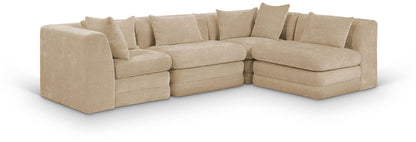 Stellar - 4 Piece Upholstered Modular Sectional