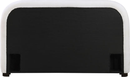 Vaughn - Chenille Bed With Black Base